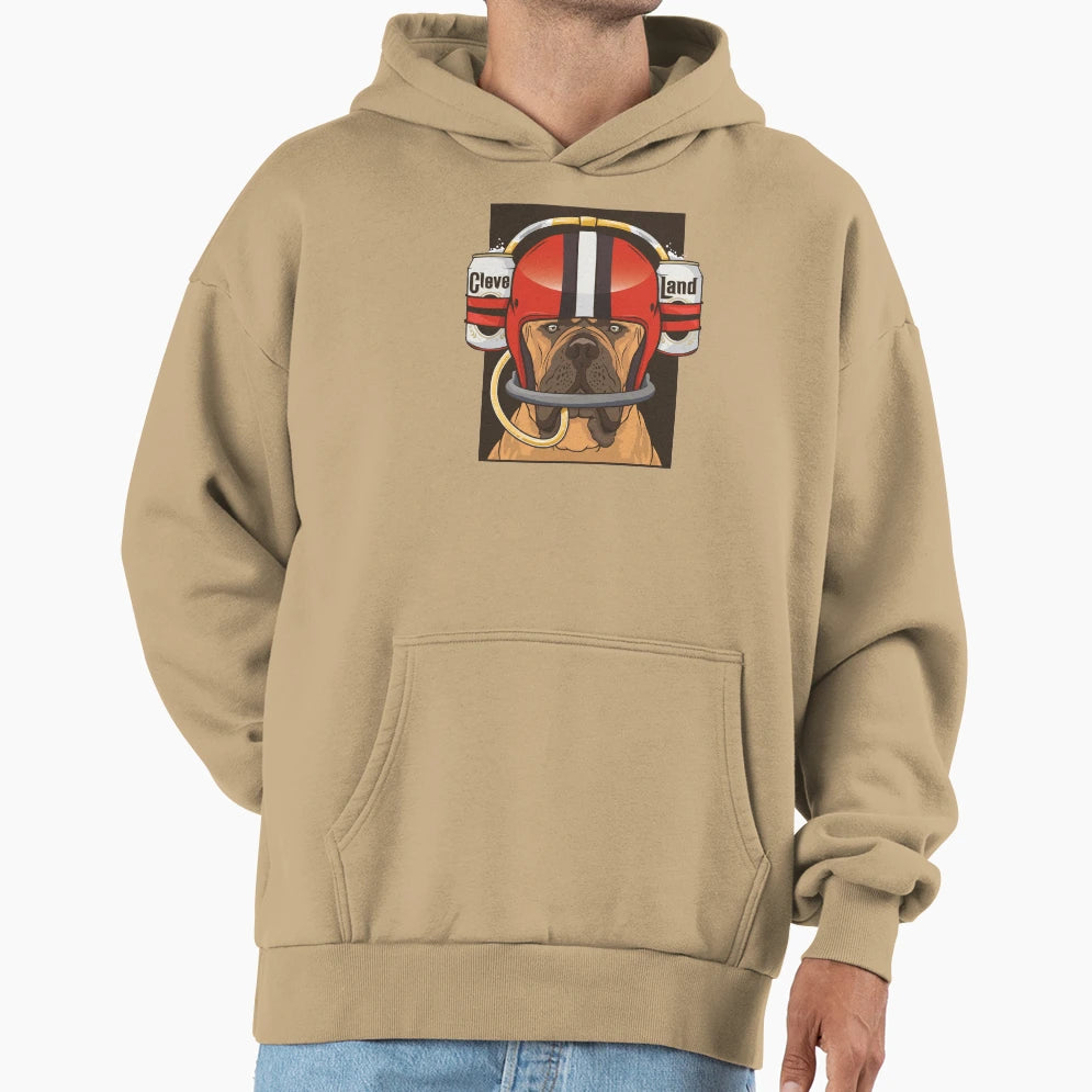 Cleveland Browns Beer Helmet Hoodie - Minimalist Print Men Women - T-Shirt, Sweatshirt, Hoodie