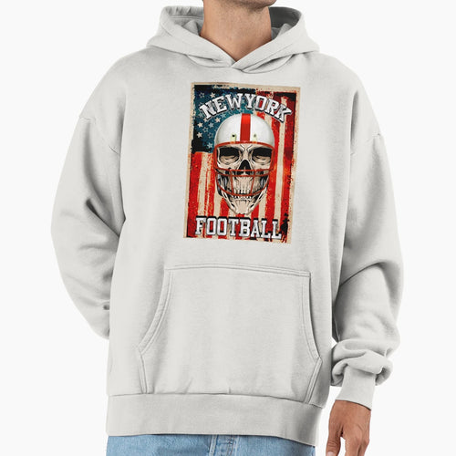 New York Football Hoodie - Unique Graphic Men Women - T-Shirt, Sweatshirt, Hoodie