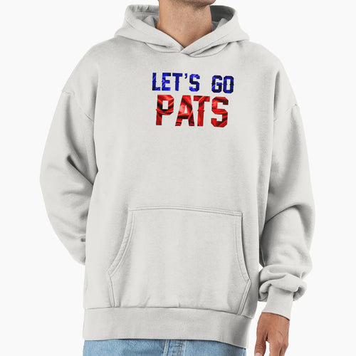 Lets Go Pats Hoodie - Graphic Print Unisex - T-Shirt, Sweatshirt, Hoodie