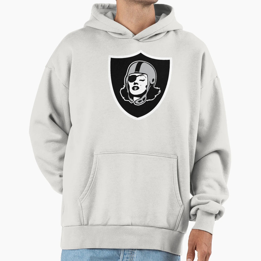 Raiderette Hoodie - Fun Novelty Design for Adults - T-Shirt, Sweatshirt, Hoodie
