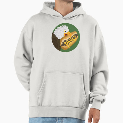 Philly Cheesesteak Eagle Hoodie - Minimalist Print Unisex - T-Shirt, Sweatshirt, Hoodie