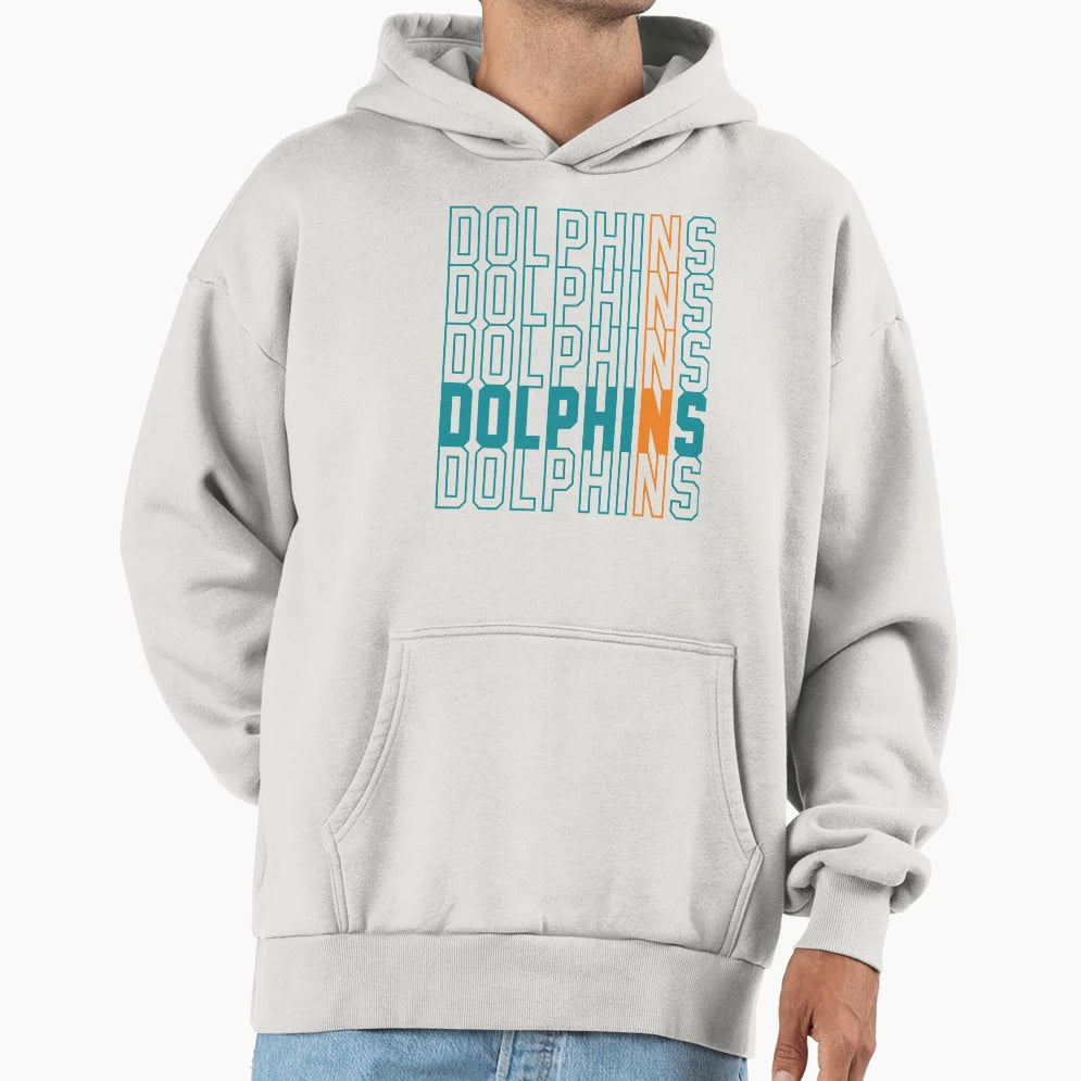 Dolphins Hoodie - Graphic Print Unisex - T-Shirt, Sweatshirt, Hoodie