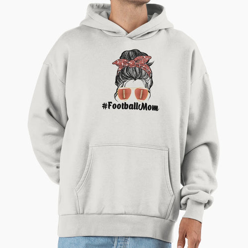 Football Mom Game Day Game Day Vibes Hoodie - Minimalist Print for Adults - T-Shirt, Sweatshirt, Hoodie