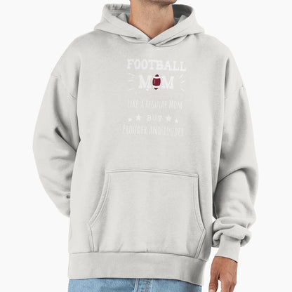 I Am American Football Mom Funny Rugby Hoodie - Fun Novelty Design Unisex - T-Shirt, Sweatshirt, Hoodie