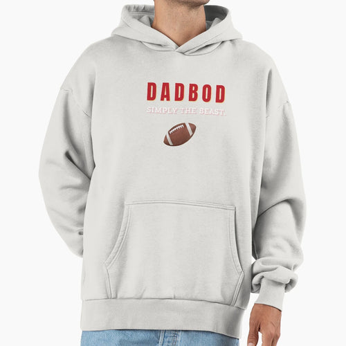 Dadbod Simply Beast Hoodie - Minimalist Print for Adults - T-Shirt, Sweatshirt, Hoodie