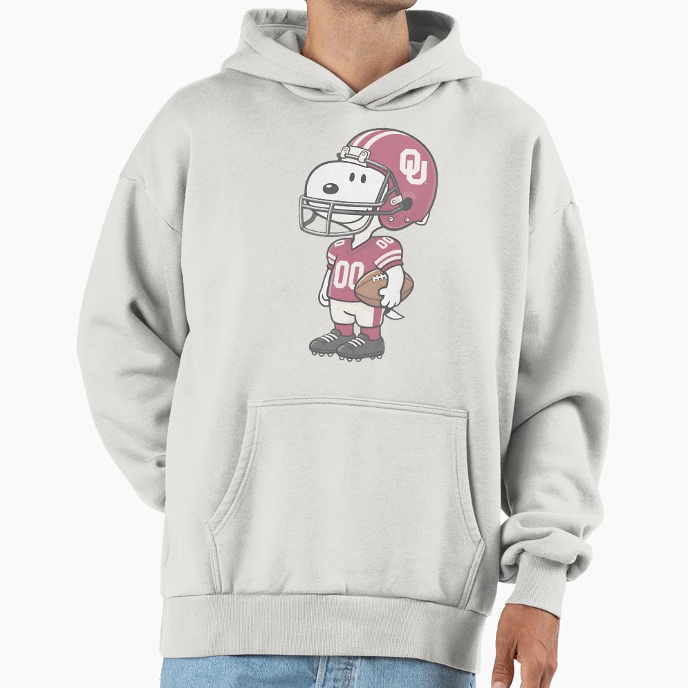 Oklahomasoonerssnoopy Hoodie - Fun Novelty Design for Adults - T-Shirt, Sweatshirt, Hoodie