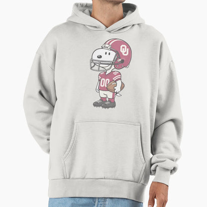 Oklahomasoonerssnoopy Hoodie - Fun Novelty Design for Adults - T-Shirt, Sweatshirt, Hoodie