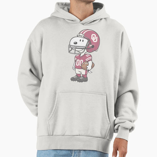 Oklahomasoonerssnoopy Hoodie - Fun Novelty Design for Adults - T-Shirt, Sweatshirt, Hoodie
