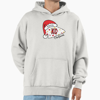Merry Chiefsmas Kc Arrowhead Hoodie - Graphic Print Men Women - T-Shirt, Sweatshirt, Hoodie