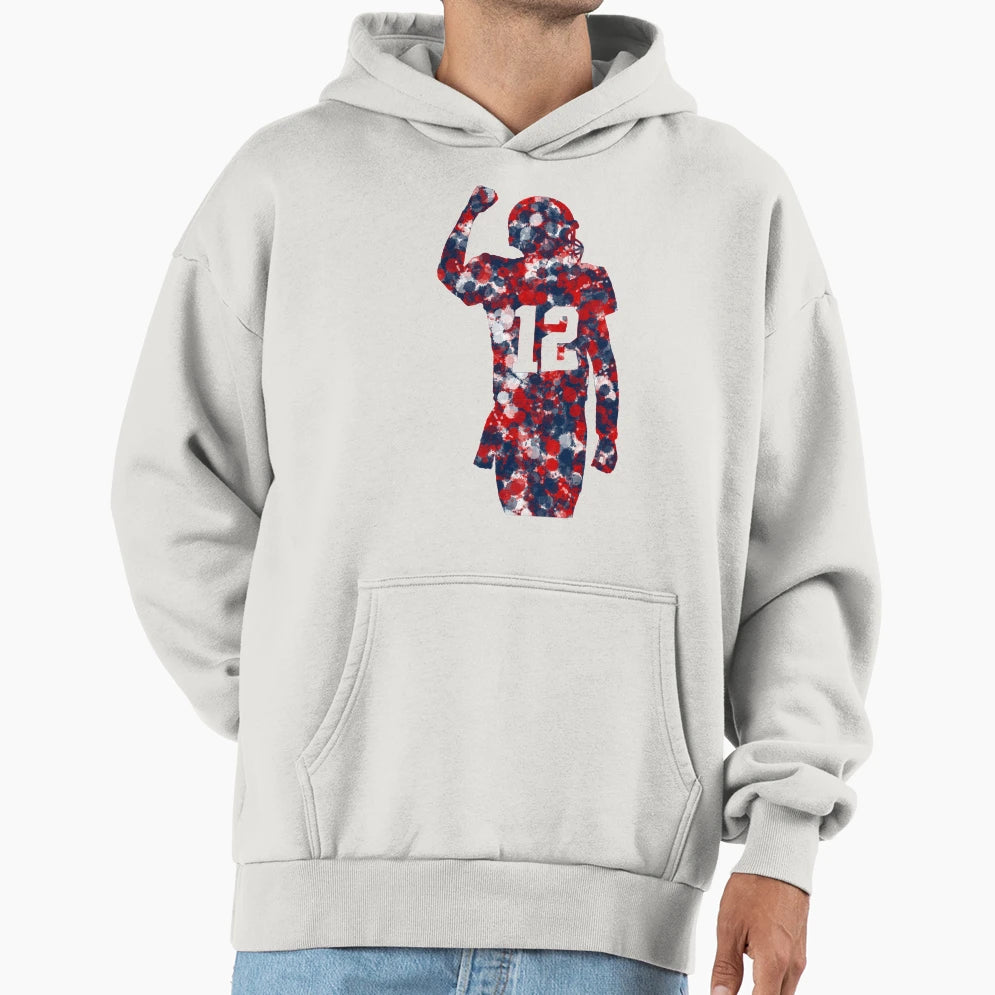 Splatter Goat Hoodie - Minimalist Print for Adults - T-Shirt, Sweatshirt, Hoodie