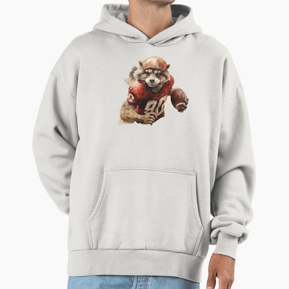 Badger As American Football Player 2 Hoodie - Streetwear Style Men Women - T-Shirt, Sweatshirt, Hoodie