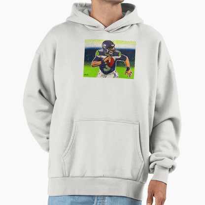 Mr Wilson Seahawk Graffiti Painting Hoodie - Streetwear Style Men Women - T-Shirt, Sweatshirt, Hoodie