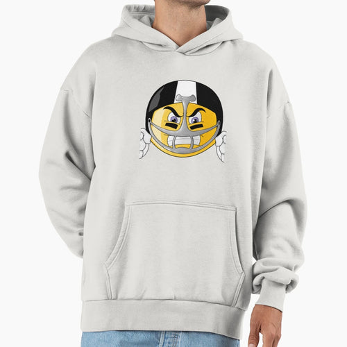 Football Player Emoji Hoodie - Casual Everyday Wear for Adults - T-Shirt, Sweatshirt, Hoodie