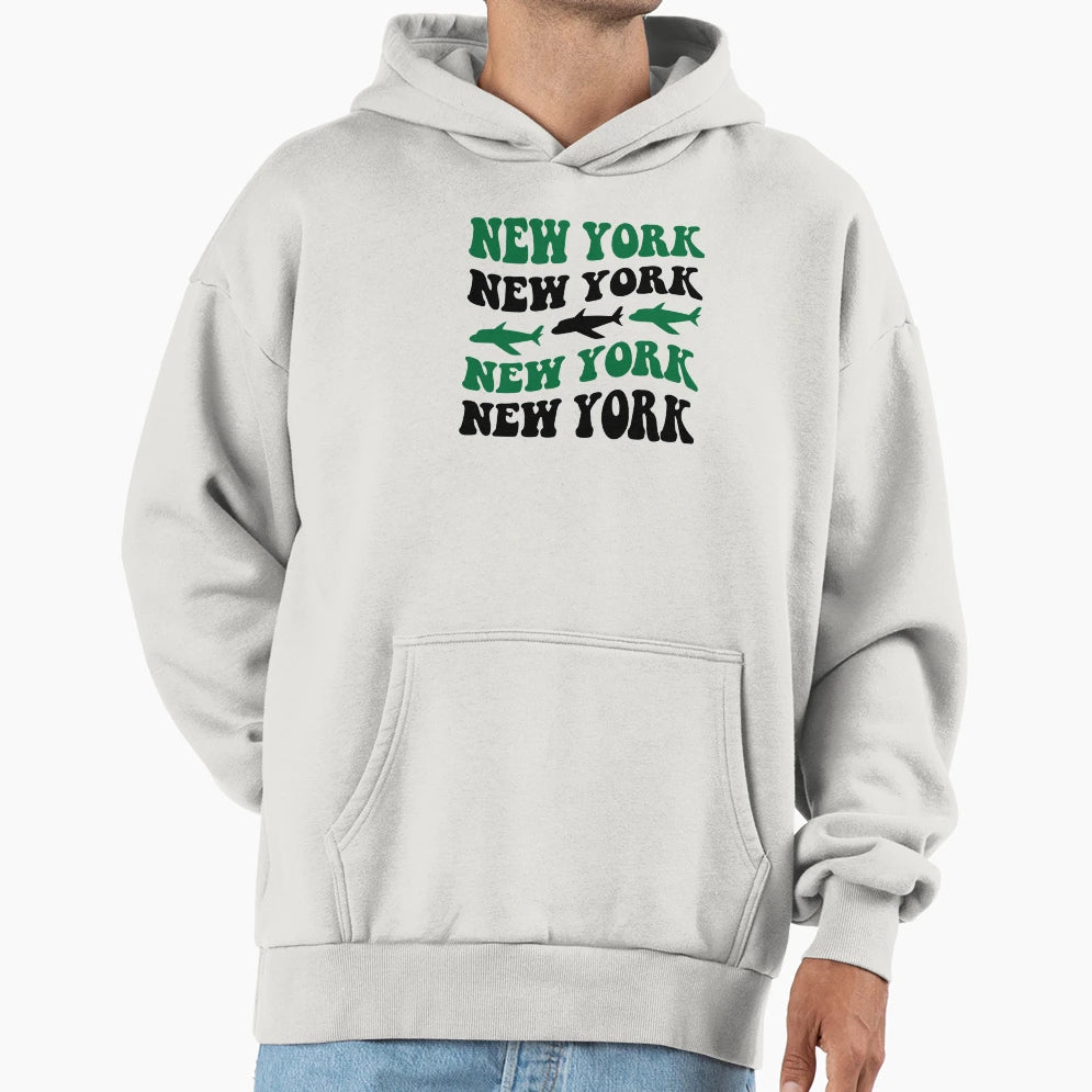 New York Jets Funky Logo Pattern Hoodie - Custom Art Print Men Women - T-Shirt, Sweatshirt, Hoodie