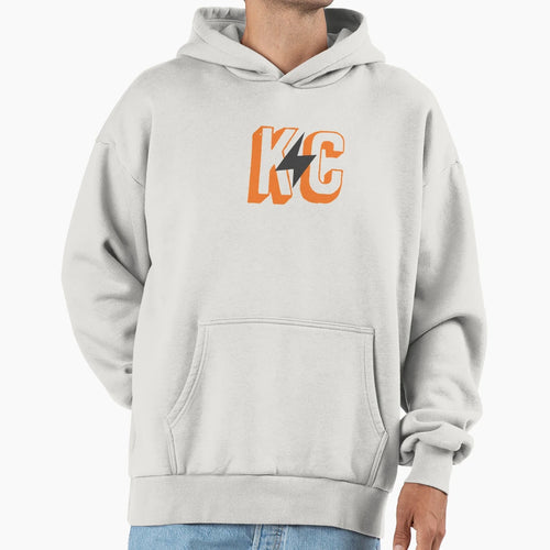 Kc Lightning Orange Hoodie - Aesthetic Graphic Men Women - T-Shirt, Sweatshirt, Hoodie