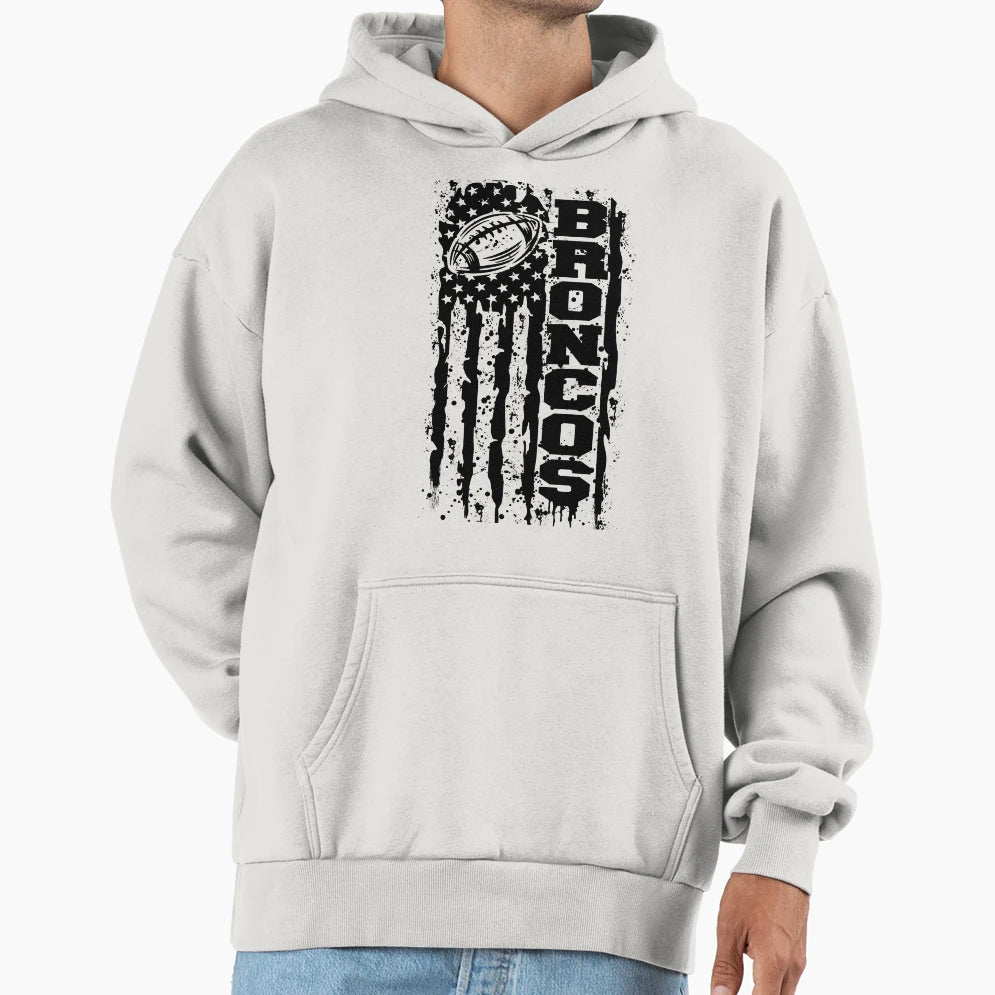Denver Broncos Hoodie - Casual Everyday Wear for Adults - T-Shirt, Sweatshirt, Hoodie