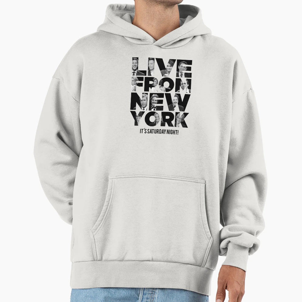 Live From New York Its Saturday Night Hoodie - Unique Graphic for Adults - T-Shirt, Sweatshirt, Hoodie