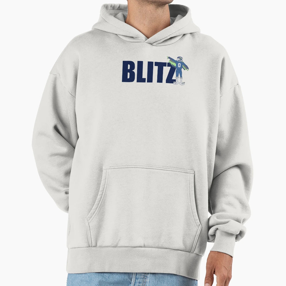 Blitz Hawk Hoodie - Novelty Apparel Unisex - T-Shirt, Sweatshirt, Hoodie