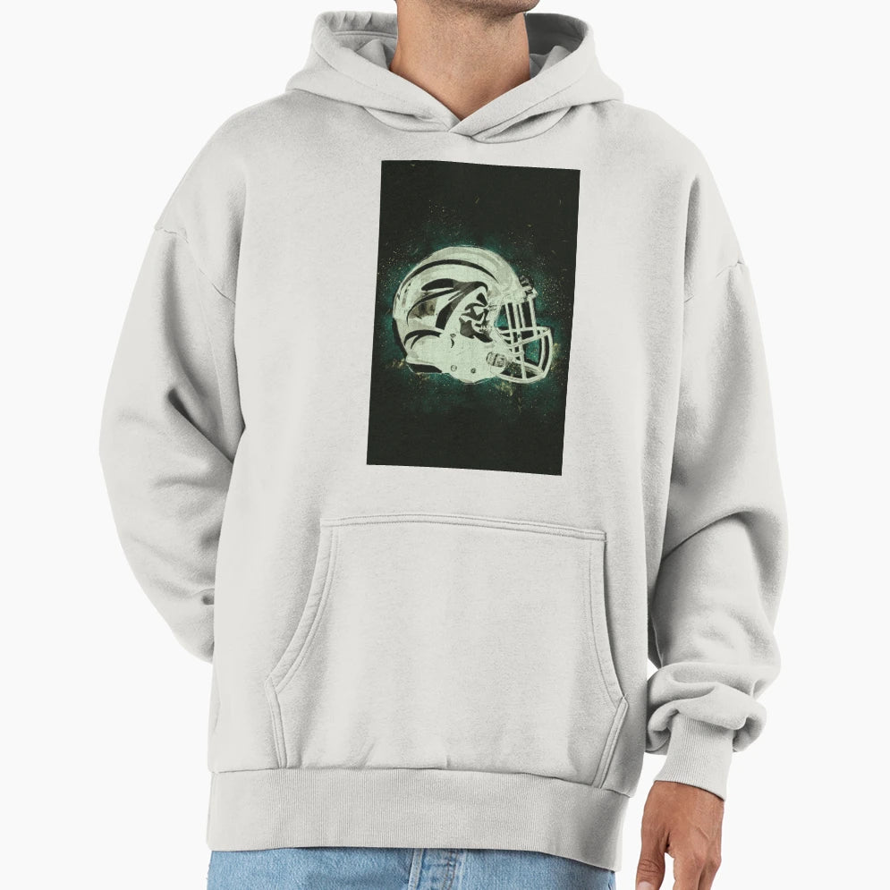 Football Helmet Abstract All Gridiron Hoodie - Aesthetic Graphic Unisex - T-Shirt, Sweatshirt, Hoodie