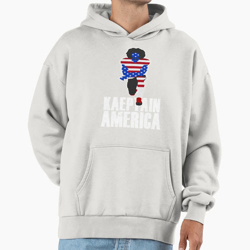 Kaeptain America Hoodie - Minimalist Print Unisex - T-Shirt, Sweatshirt, Hoodie