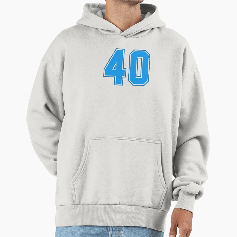 American Football Sport Jersey Hoodie - Fun Novelty Design Men Women - T-Shirt, Sweatshirt, Hoodie
