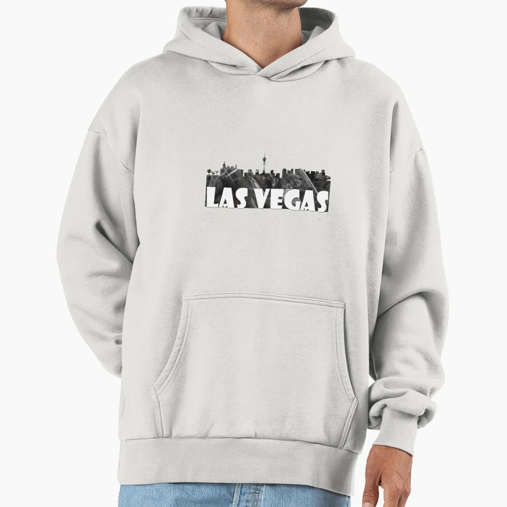 Las Vegas Skyline Bg2 Hoodie - Aesthetic Graphic Men Women - T-Shirt, Sweatshirt, Hoodie