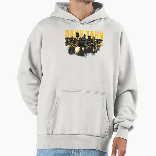 Dahn Tahn Pittsburgh Skyline Hoodie - Aesthetic Graphic Unisex - T-Shirt, Sweatshirt, Hoodie