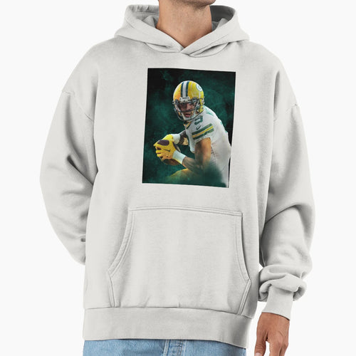 Christian Watson Green Bay Sports Art Hoodie - Minimalist Print Unisex - T-Shirt, Sweatshirt, Hoodie
