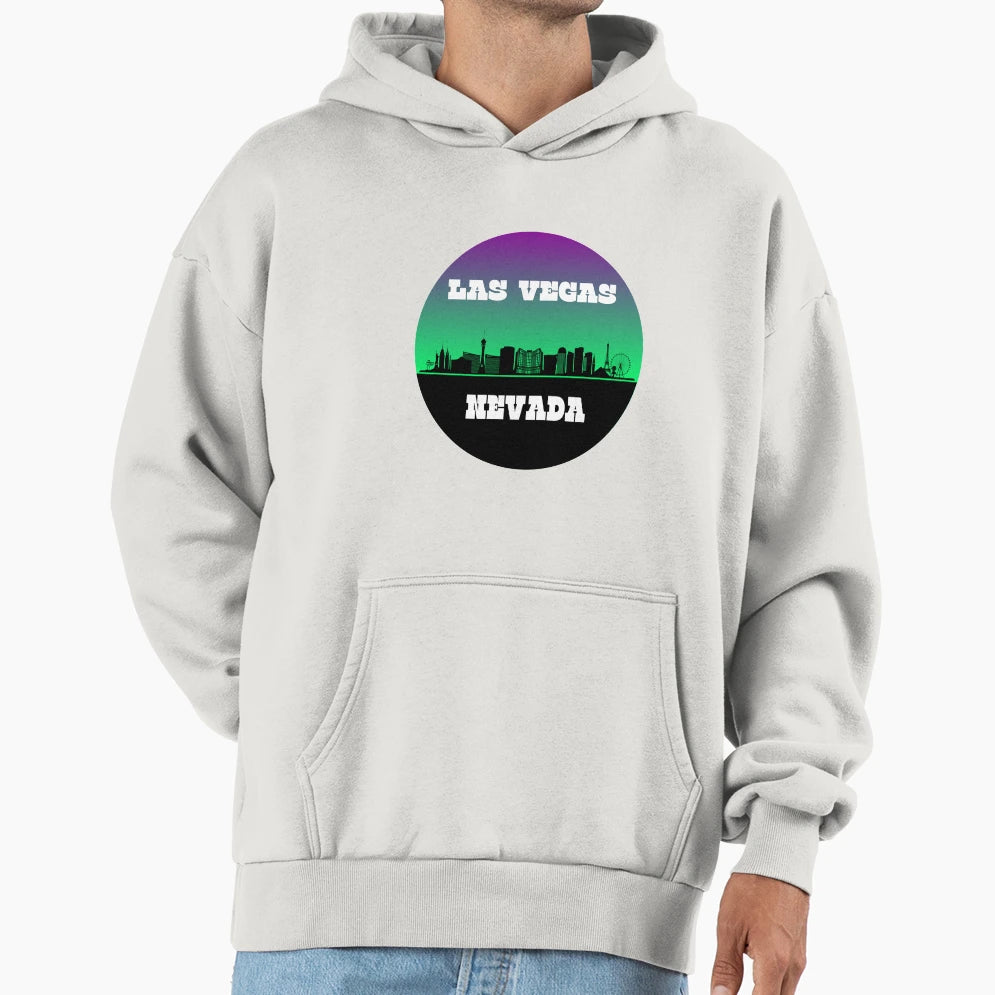 Las Vegas Skyline Hoodie - Aesthetic Graphic Unisex - T-Shirt, Sweatshirt, Hoodie