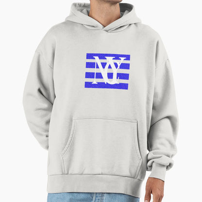Nyc Distorted Hoodie - Graphic Print Unisex - T-Shirt, Sweatshirt, Hoodie