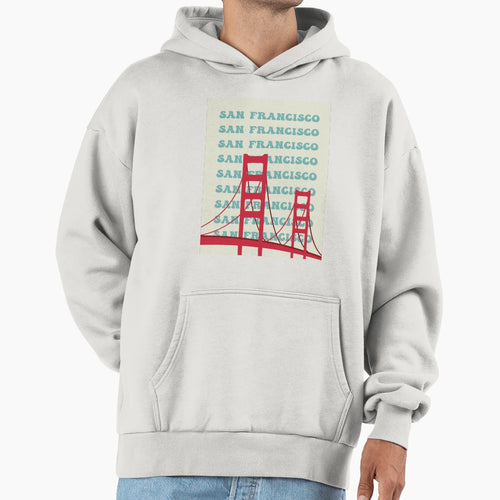 San Francisco Beaches Hoodie - Novelty Apparel for Adults - T-Shirt, Sweatshirt, Hoodie