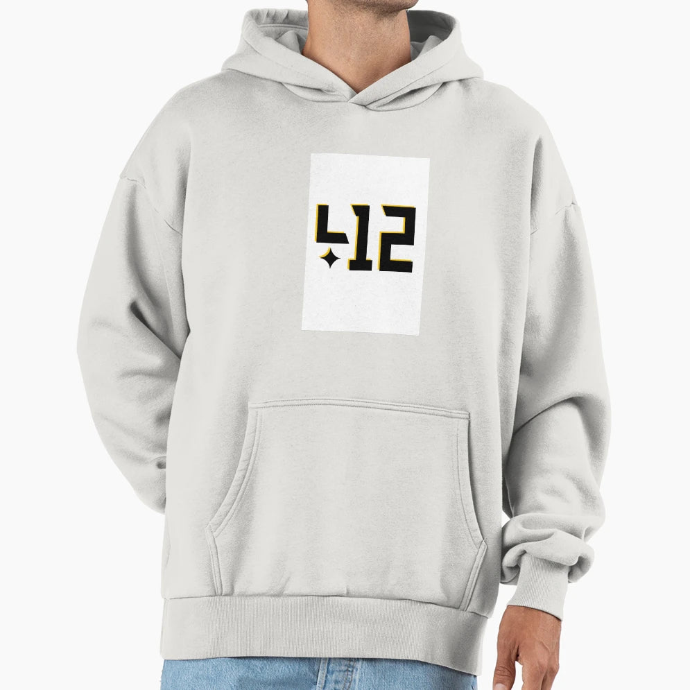 Pittsburgh 412 Hoodie - Fun Novelty Design Unisex - T-Shirt, Sweatshirt, Hoodie