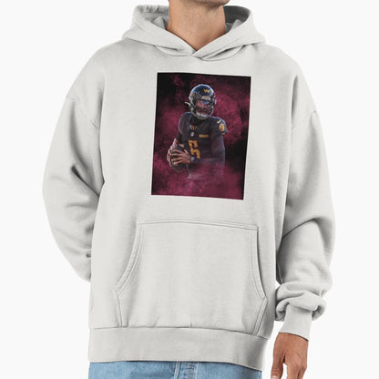 JD Washington Sports Art Hoodie - Casual Everyday Wear for Adults - T-Shirt, Sweatshirt, Hoodie