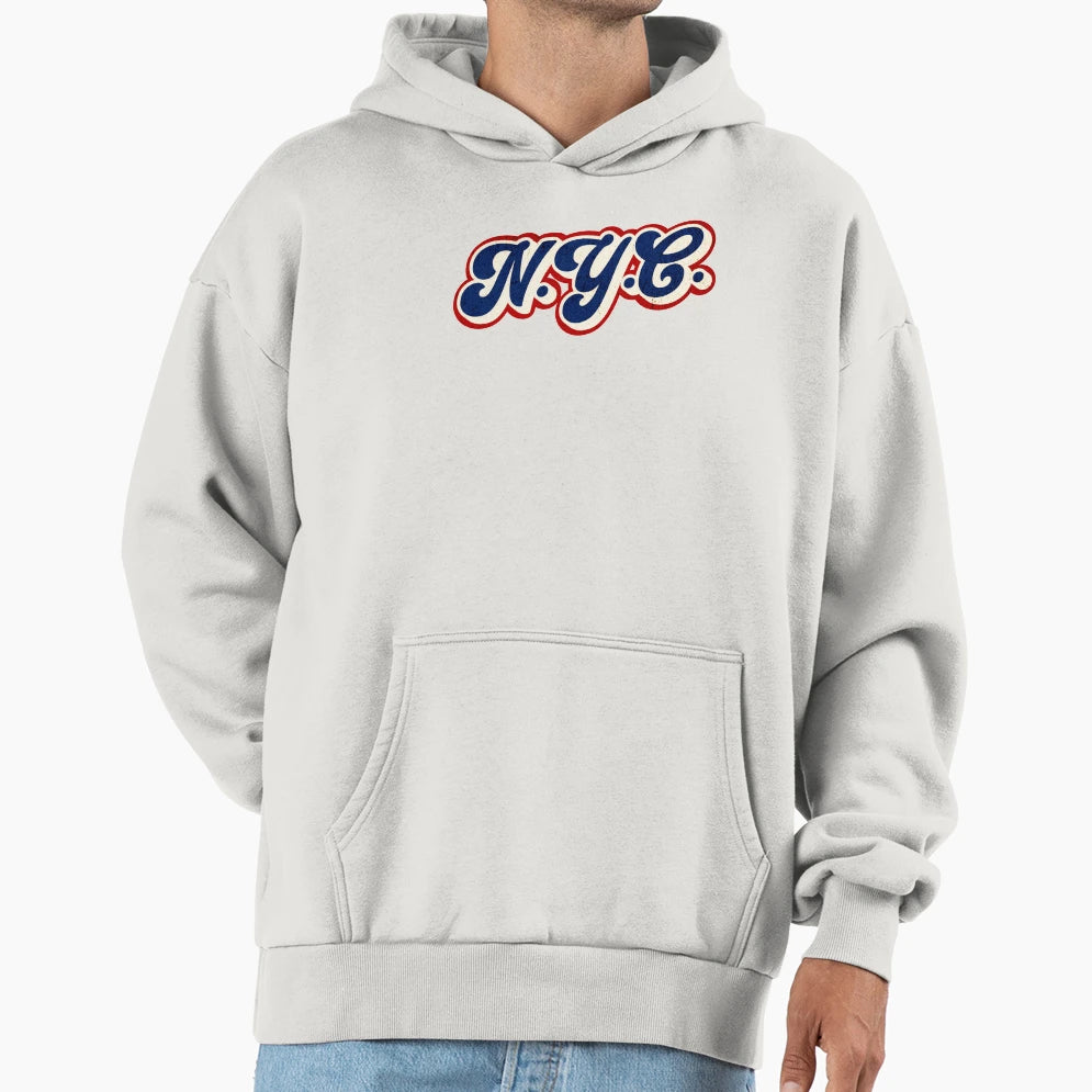 Nyc New York City Logo Hoodie - Fun Novelty Design Men Women - T-Shirt, Sweatshirt, Hoodie