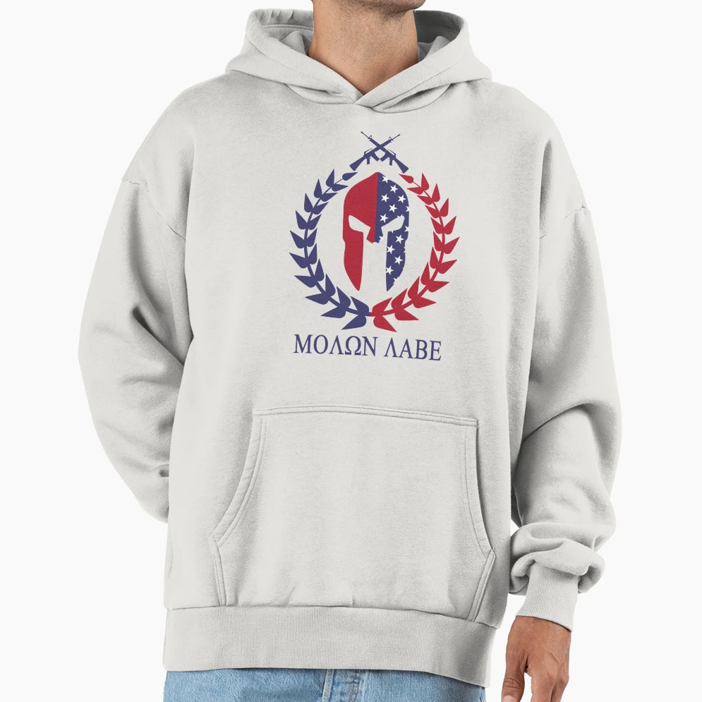 Molon Labe Hoodie - Aesthetic Graphic for Adults - T-Shirt, Sweatshirt, Hoodie