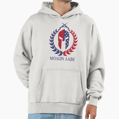 Molon Labe Hoodie - Aesthetic Graphic for Adults - T-Shirt, Sweatshirt, Hoodie