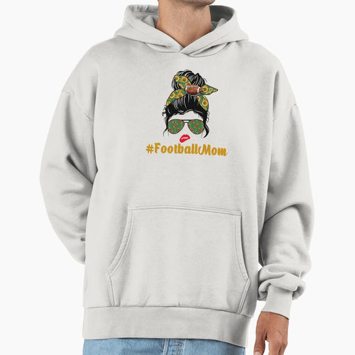 Football Mom Game Day Game Day Vibes Hoodie - Graphic Print for Adults - T-Shirt, Sweatshirt, Hoodie