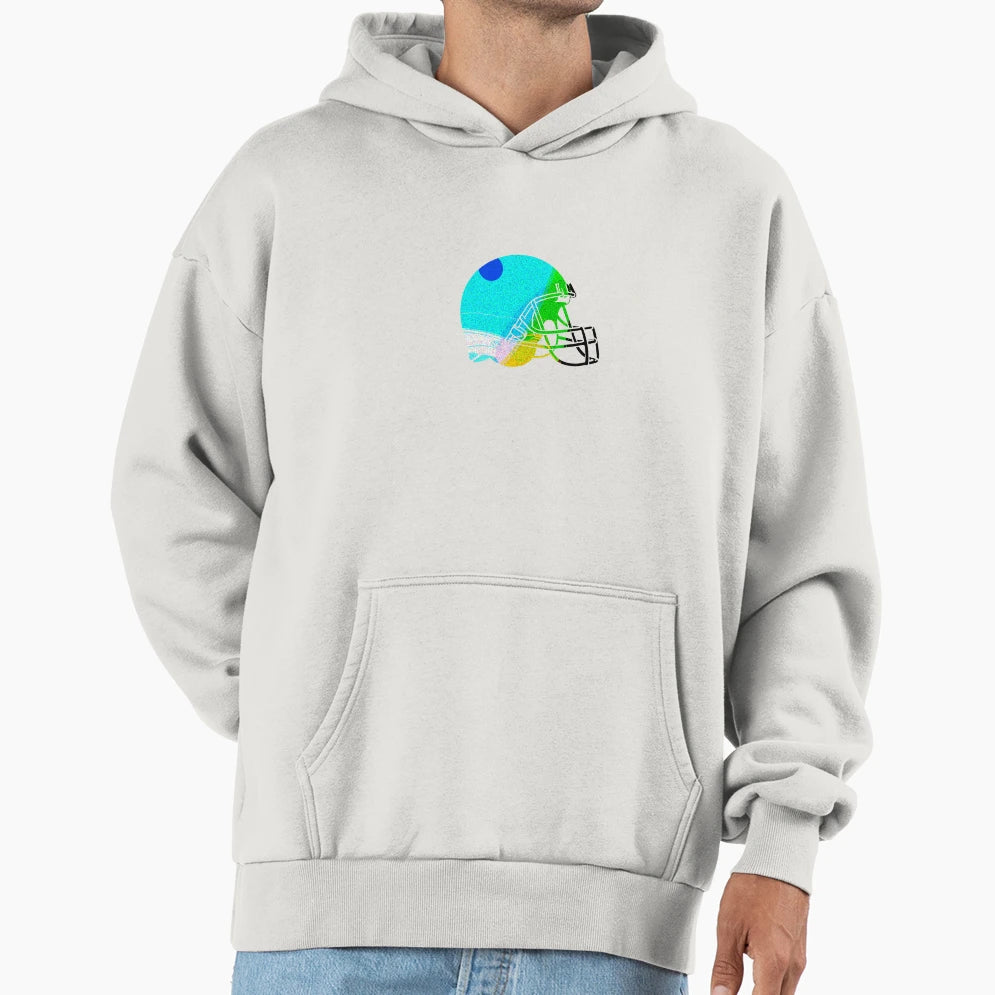 American Football Helmet Hoodie - Custom Art Print Men Women - T-Shirt, Sweatshirt, Hoodie