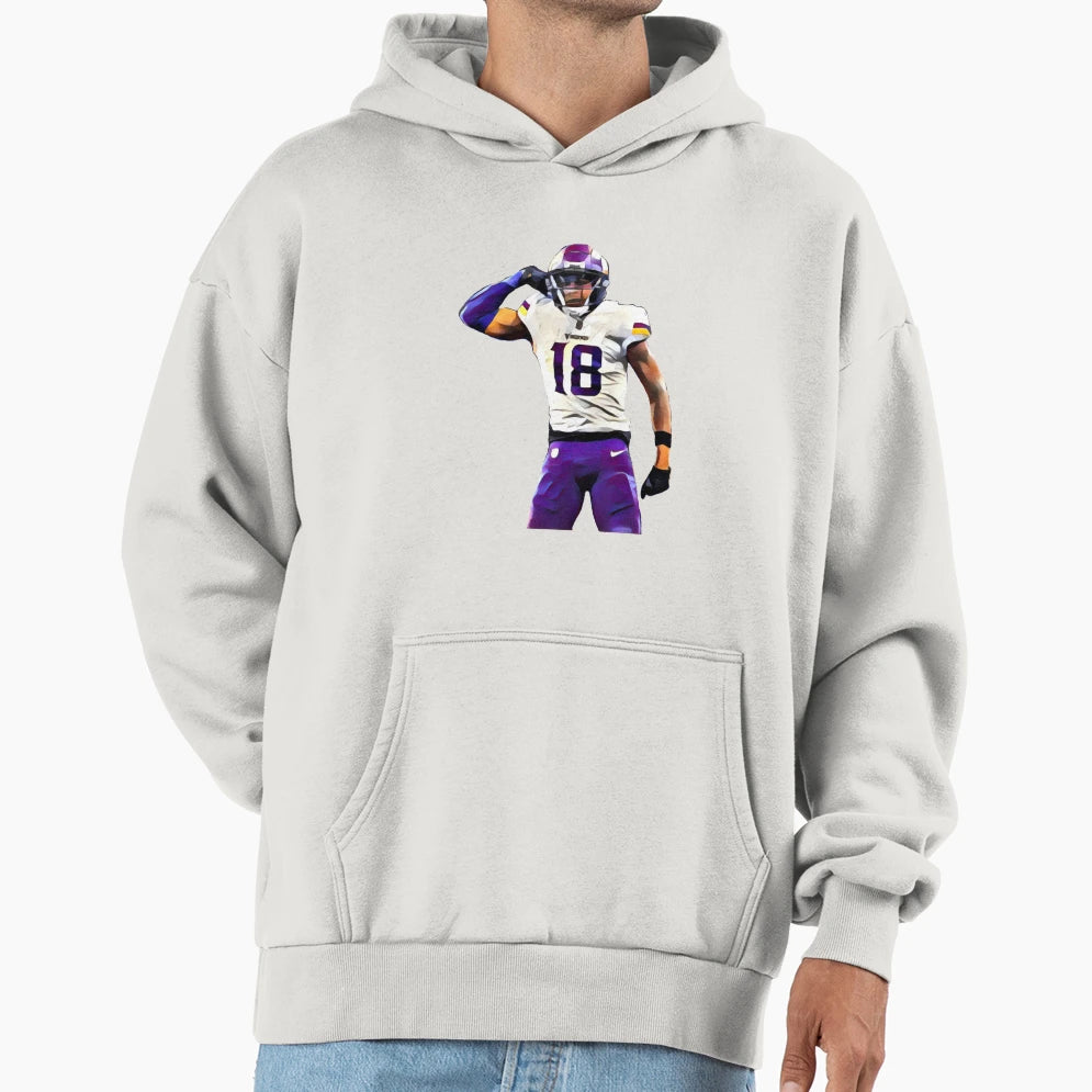 JJ 18 Flex Hoodie - Unique Graphic for Adults - T-Shirt, Sweatshirt, Hoodie