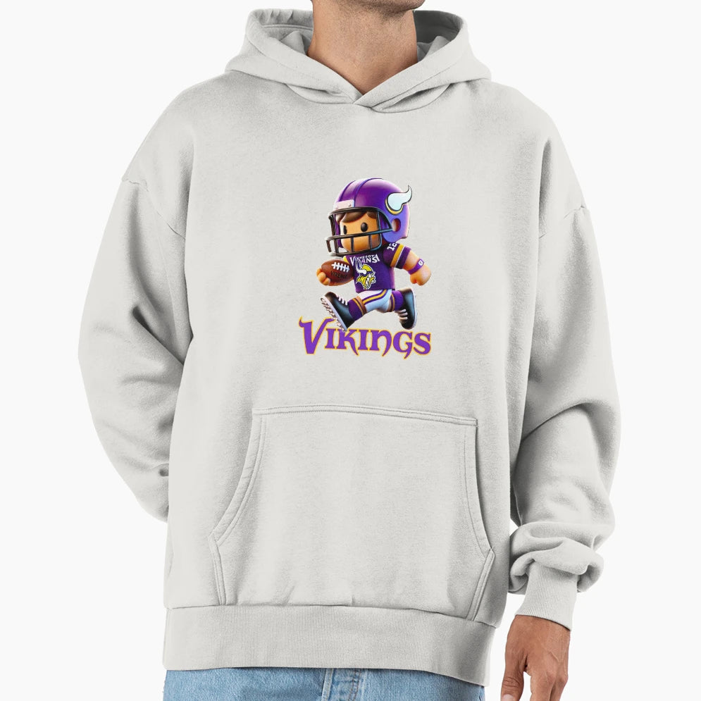 Minnesota Vikings 2 Hoodie - Fun Novelty Design for Adults - T-Shirt, Sweatshirt, Hoodie