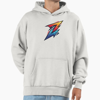 Bold Neon Lightning Bolt Z Logo Gamers Hoodie - Novelty Apparel Men Women - T-Shirt, Sweatshirt, Hoodie