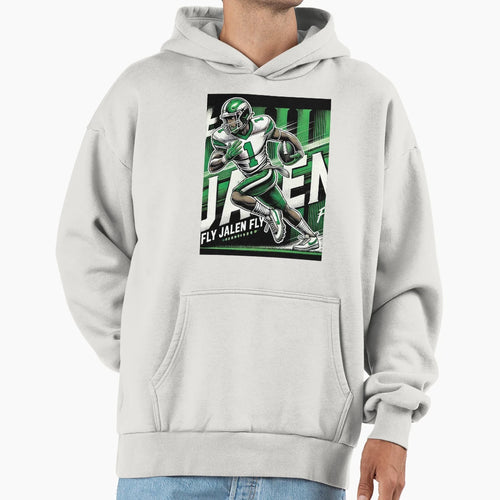 JH Dynamic Football Action Fly Jalen Fly Hoodie - Trendy Graphic Unisex - T-Shirt, Sweatshirt, Hoodie