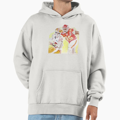 Chris Jones Vs BP Hoodie - Novelty Apparel for Adults - T-Shirt, Sweatshirt, Hoodie