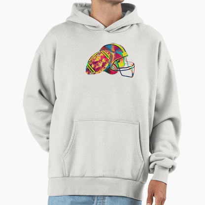 American Football Ball Hellmet Sport Hoodie - Unique Graphic Men Women - T-Shirt, Sweatshirt, Hoodie