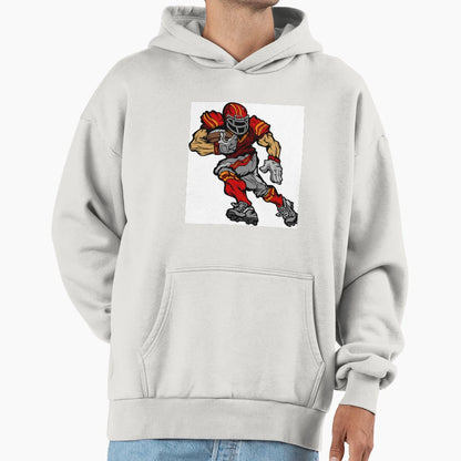 American Football Player Hoodie - Streetwear Style Unisex - T-Shirt, Sweatshirt, Hoodie