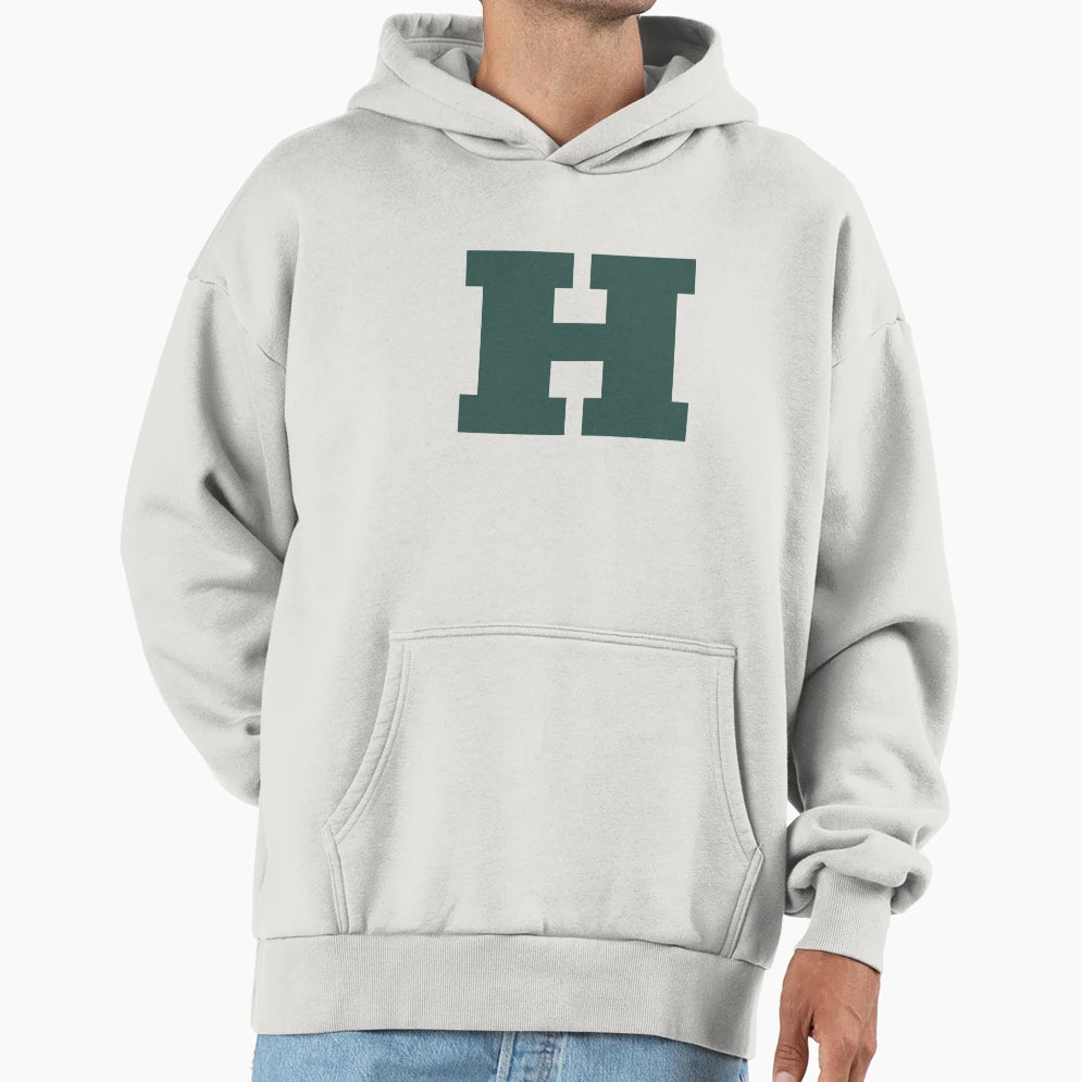 H Slab Serif Hoodie - Unique Graphic Unisex - T-Shirt, Sweatshirt, Hoodie