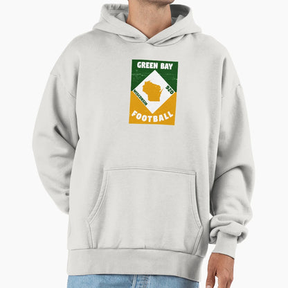Green Bay Football Hoodie - Custom Art Print Unisex - T-Shirt, Sweatshirt, Hoodie