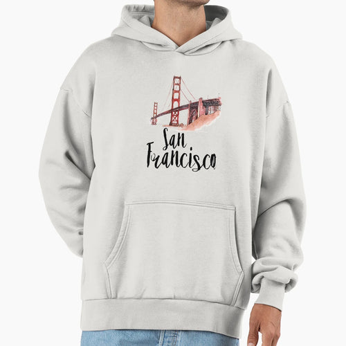 San Francisco Hoodie - Casual Everyday Wear Men Women - T-Shirt, Sweatshirt, Hoodie