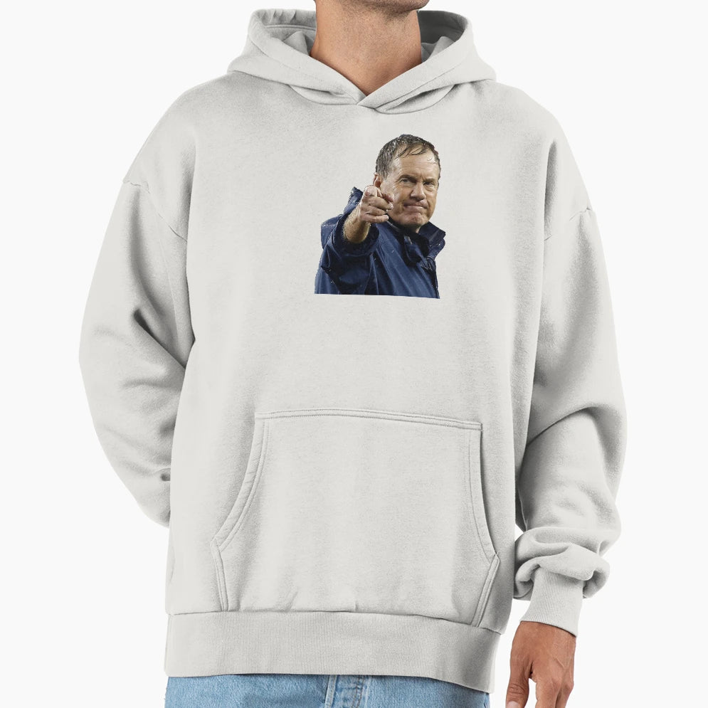 Bill Belichick Hoodie - Novelty Apparel for Adults - T-Shirt, Sweatshirt, Hoodie