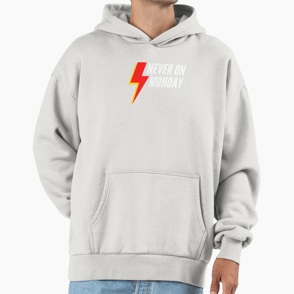 Never Monday 1 0 Hoodie - Graphic Print Men Women - T-Shirt, Sweatshirt, Hoodie